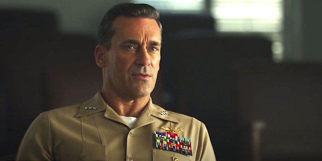 Jon Hamm plays Coyote in Top Gun: Maverick.